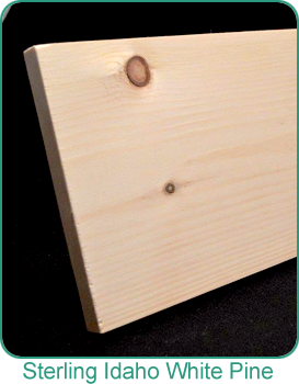 Holbrook Lumber Sterling Idaho White Pine boards